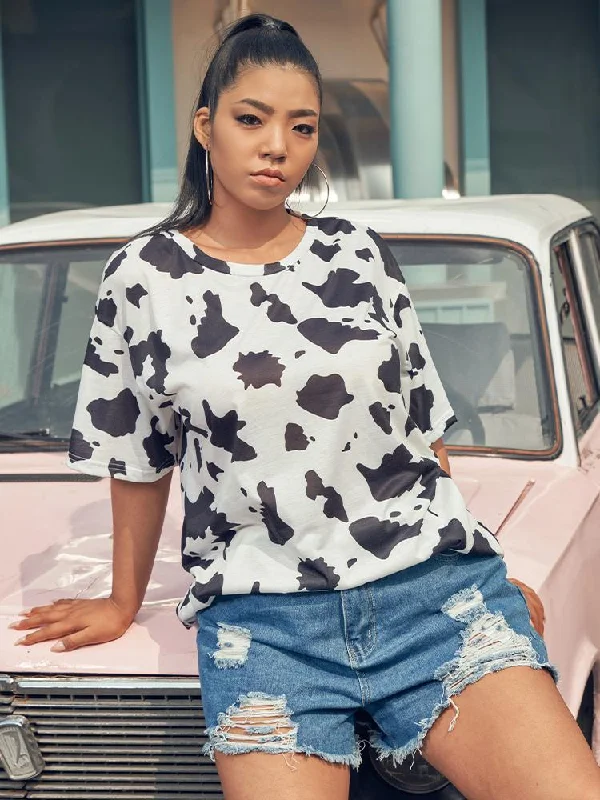 Cow Printed T-shirt