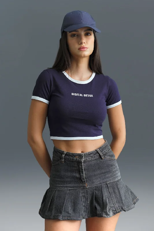 Digital Detox Ringer Crop Top