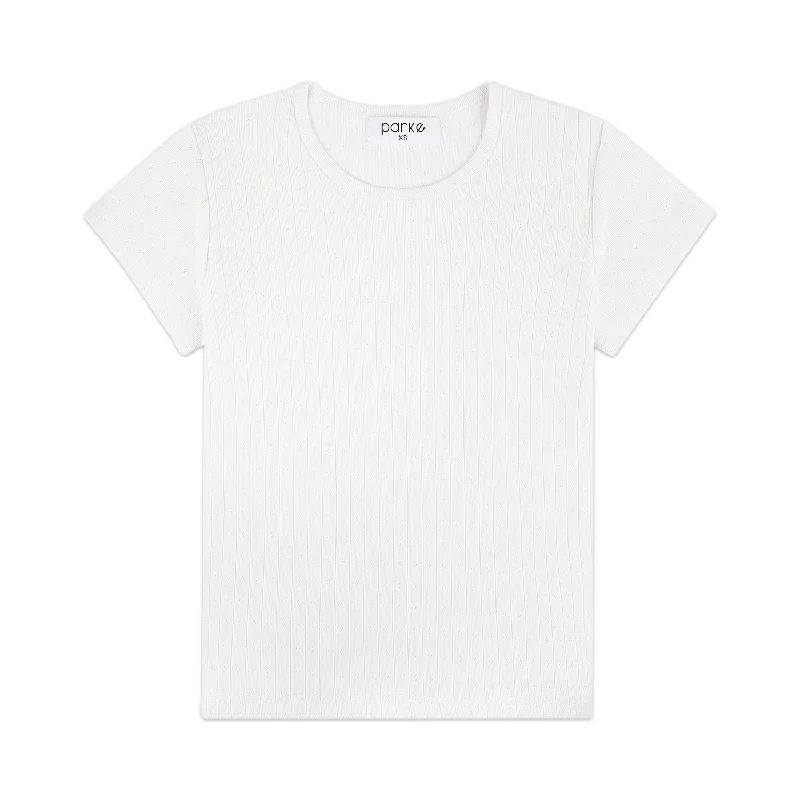 Pointelle Tee