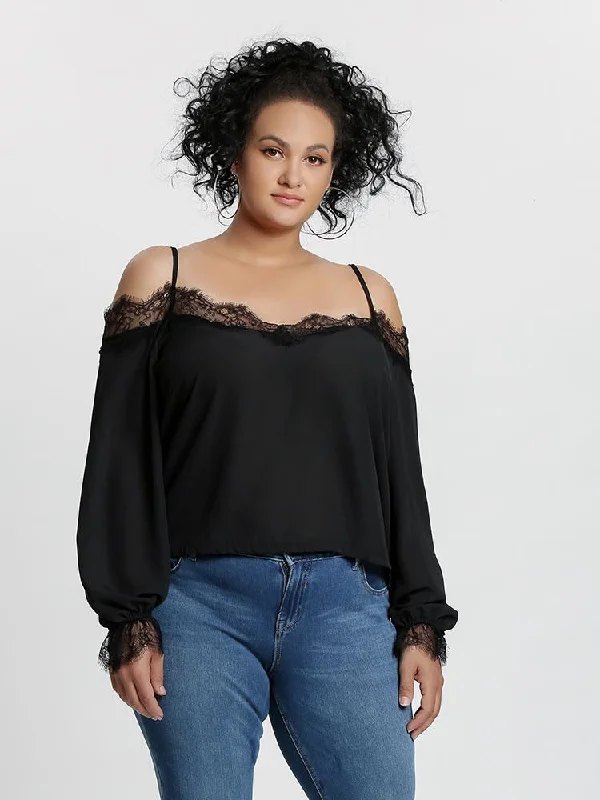 Lace's Off Shoulder Blouse