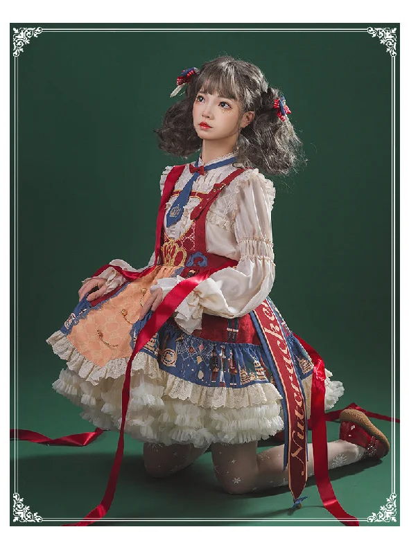 YingLuoFu~Santa Clara~Kawaii School Lolita JSK