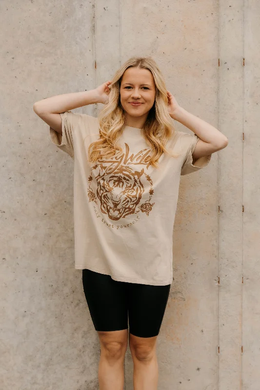 Stay Wild Oversized Graphic Tee - Final Sale 40% off in cart