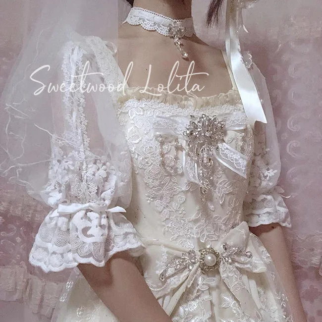 (Buy for me) Sweet Wood~Secret Garden In Midsummer~Lolita Inner Wear Blouse