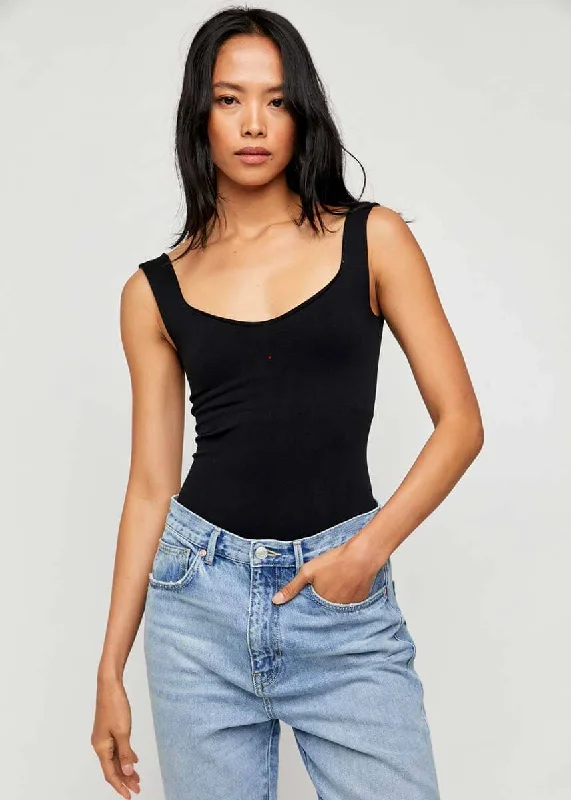 Clean Lines Bodysuit - Black