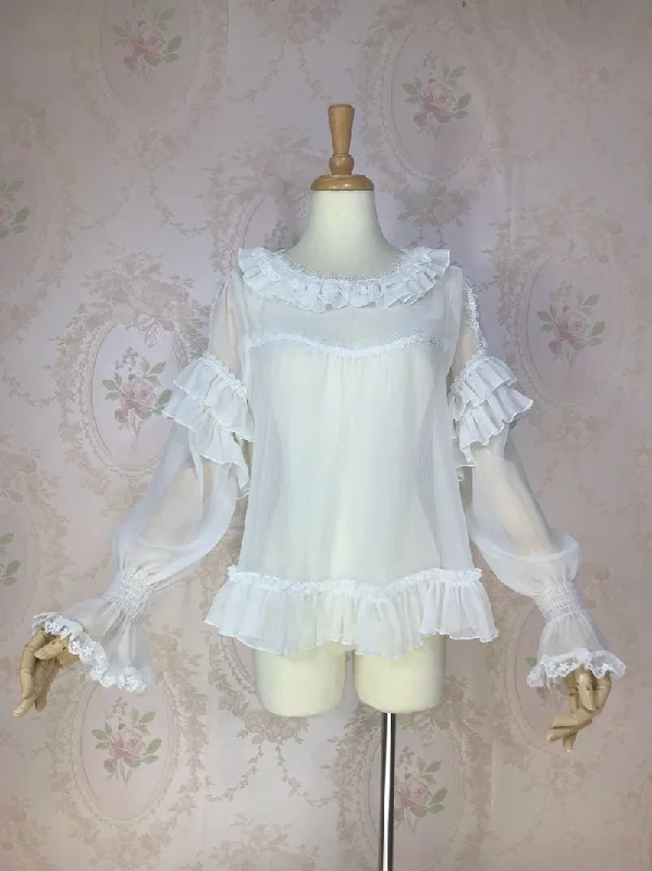 Yilia~Elegant Lolita Princess Sleeve Blouse