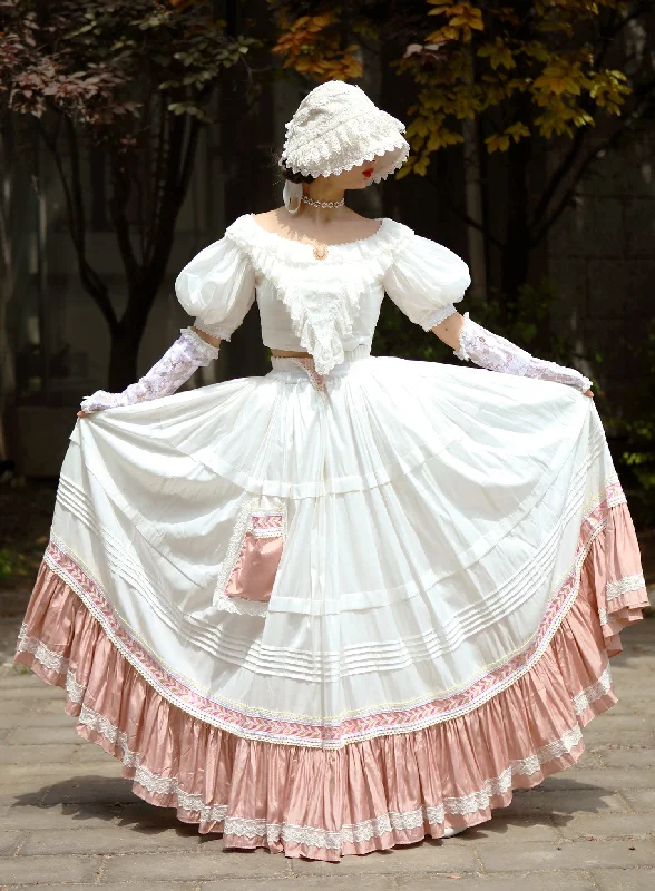 pale pinkish skirt