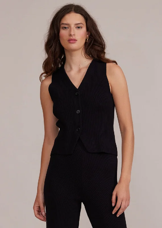 Fiora Vest - Black