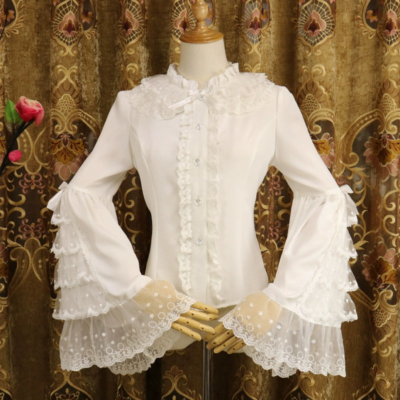 Princess Tailor Lolita~Fairy~Sweet Lolita Blouse Elegant Princess Sleeves Shirt