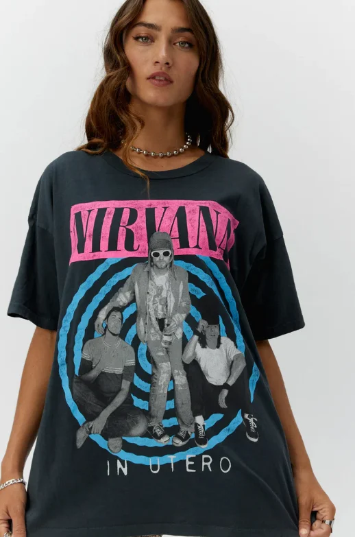 Daydreamer Nirvana In Utero Photo Merch Tee - Final Sale 40% off in cart