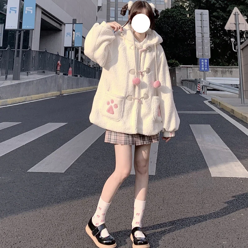 Cute Plush Coat PL52631