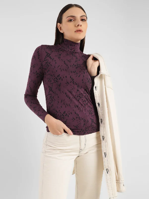 Levi's x Deepika Padukone Moon Rib Turtleneck Top