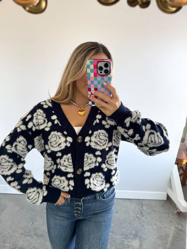 Navy Luna Cardigan