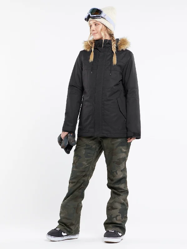 Womens Fawn Insulated Jacket - Black