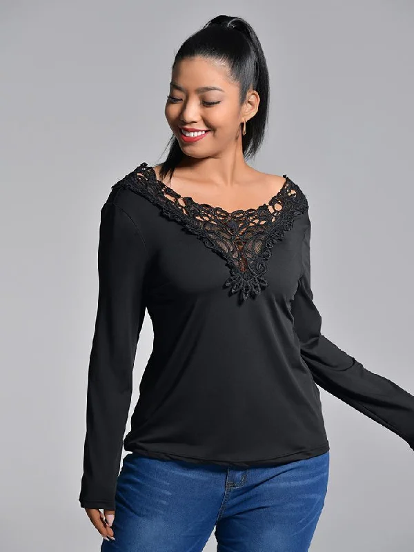 Lace Backless Top